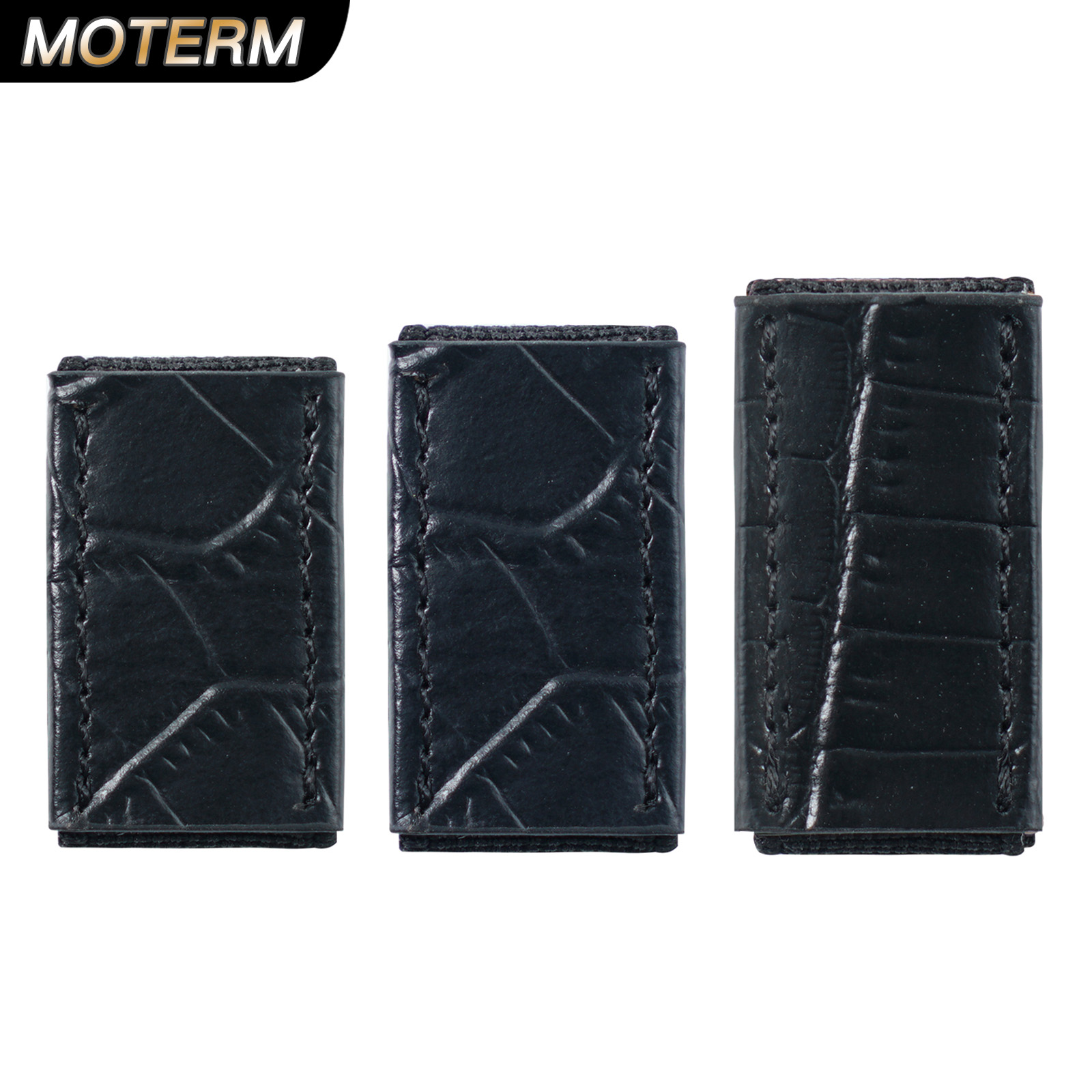 Vintage Leather Journal Notebook - Moterm Leather Penloop Elastic Pencil Loop