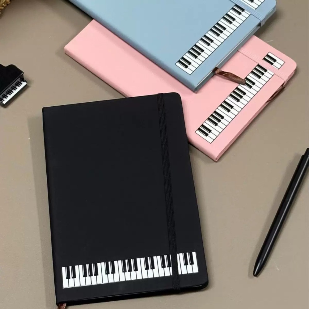 Blank Sheet Music Notebook - Music Theme Notebook Piano Style Journal