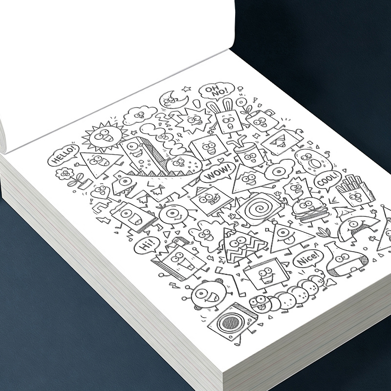 16 Pages Little Doodles Adult  - Adult Coloring Book Stress Relief 评论和价格