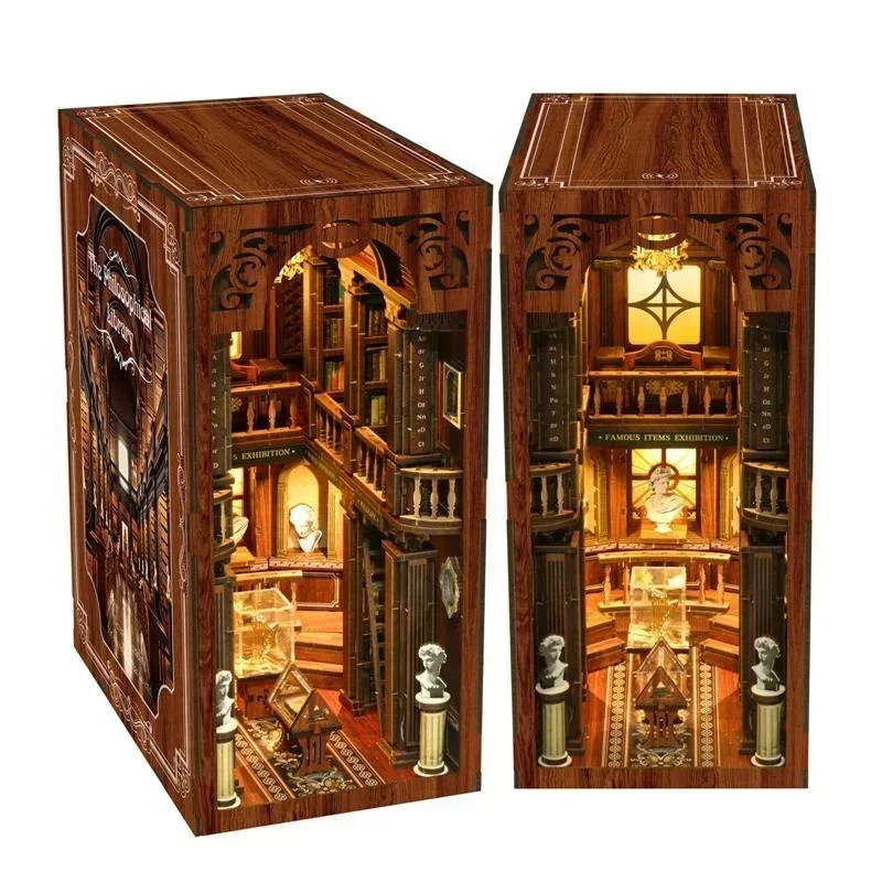 The philosophical Library Casa - Diy Wooden Book Nook Kit Shelf Insert 评论和价格