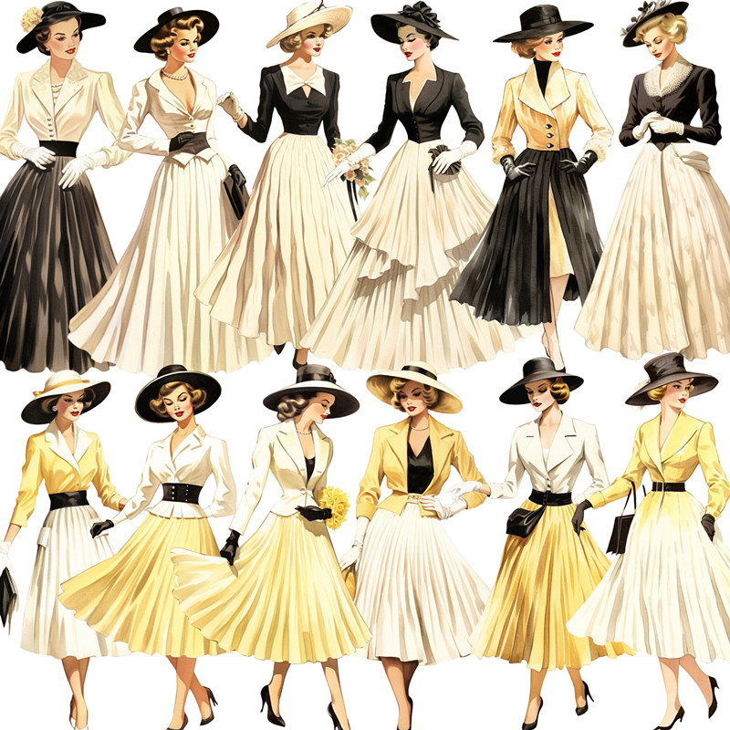 Retro Lady Stickers Crafts And - Stationery Books 评论和价格