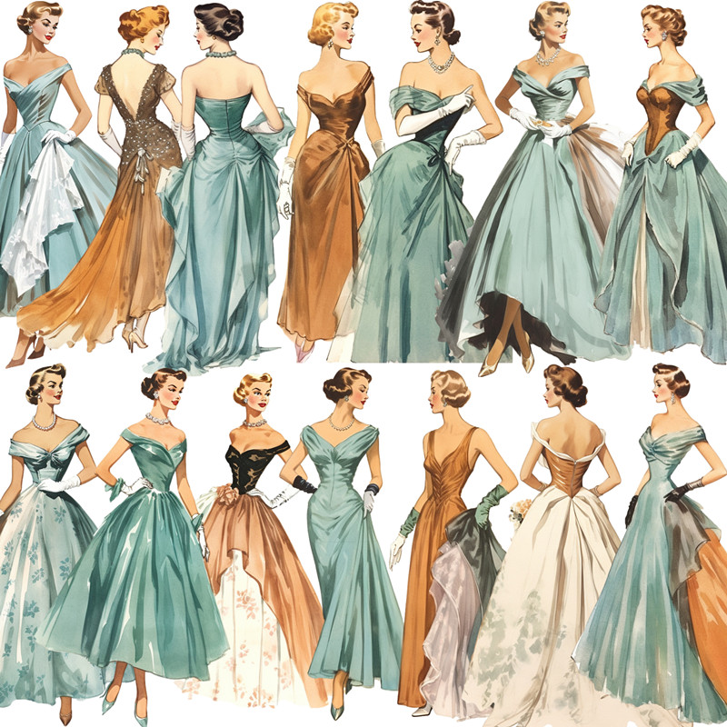 Retro Lady Stickers Crafts And - Stationery Books 评论和价格